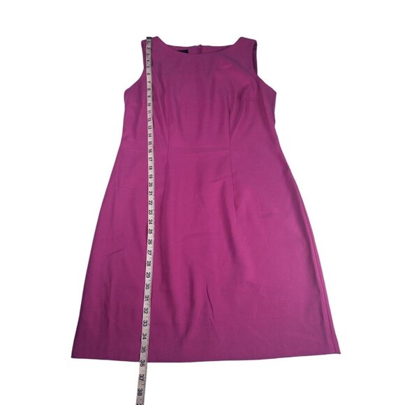Alyx Women's Fuchsia Sleeveless Sheath Dress Size 10 Polyester NWT - Picture 8 of 10